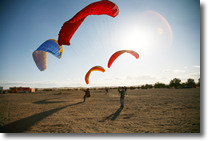 Kiting in the Dunes